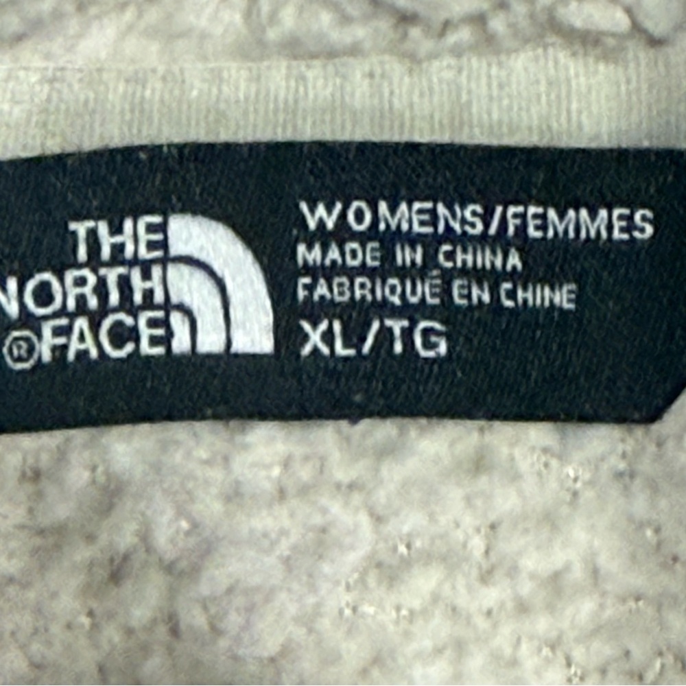 The North Face Campshire Sherpa Fleece Off-White Vest flaw - Picture 4 of 10